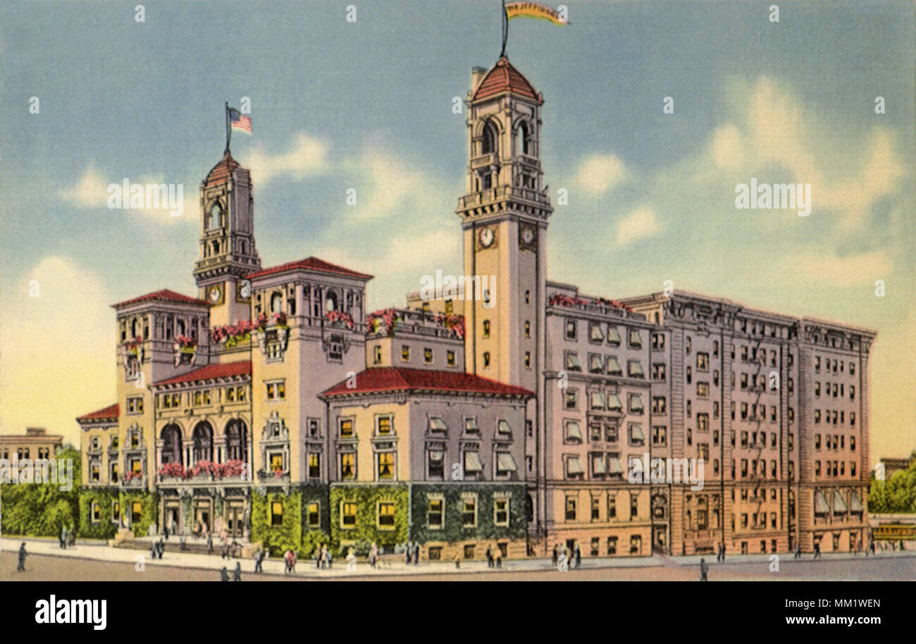Jefferson Hotel. Richmond. 1943 Foto Stock