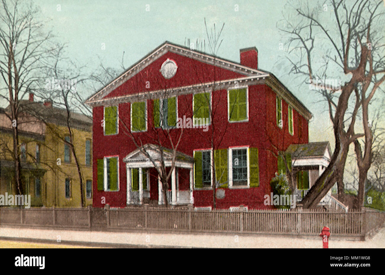 Chief Justice Marshall Home. Richmond. 1910 Foto Stock