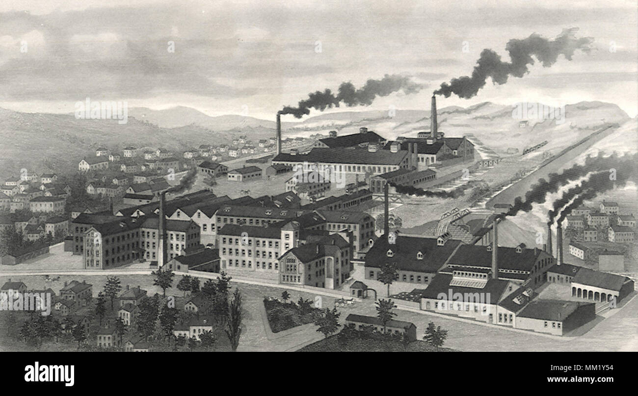 La Scovill Manufacturing Company. Waterbury. 1810 Foto Stock