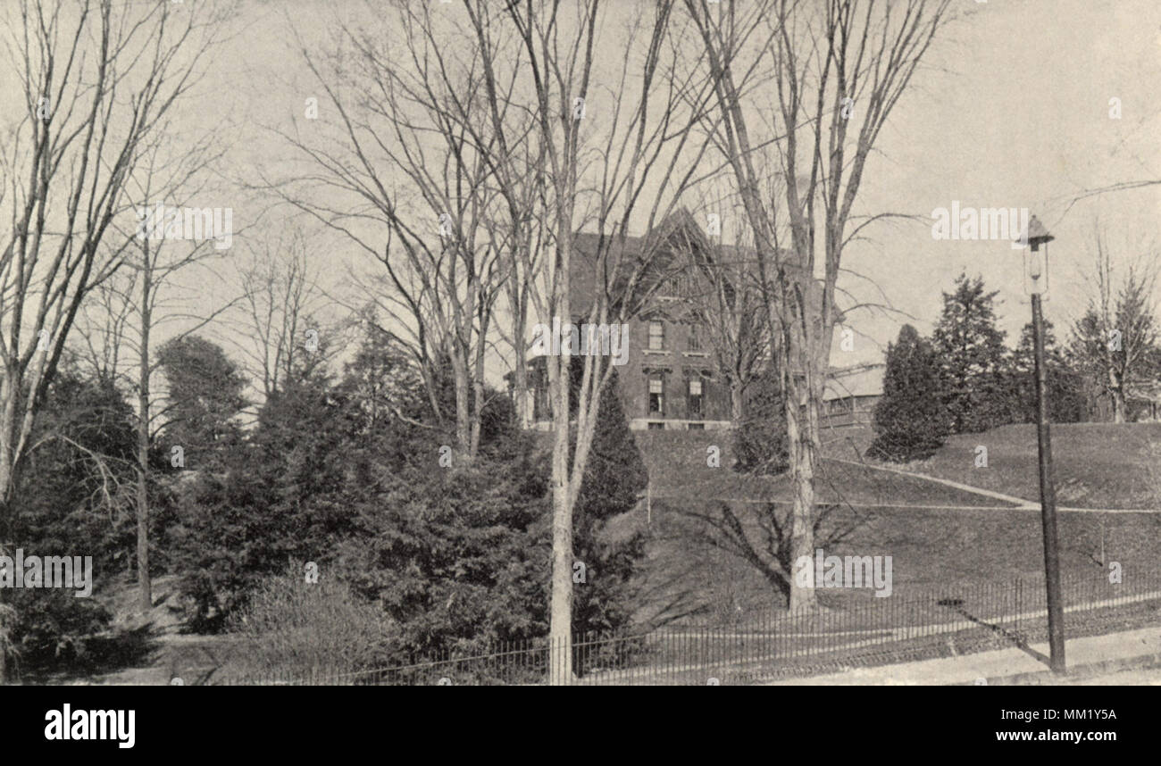 Home di A. S. Chase su Rose Hill. Waterbury. 1892 Foto Stock