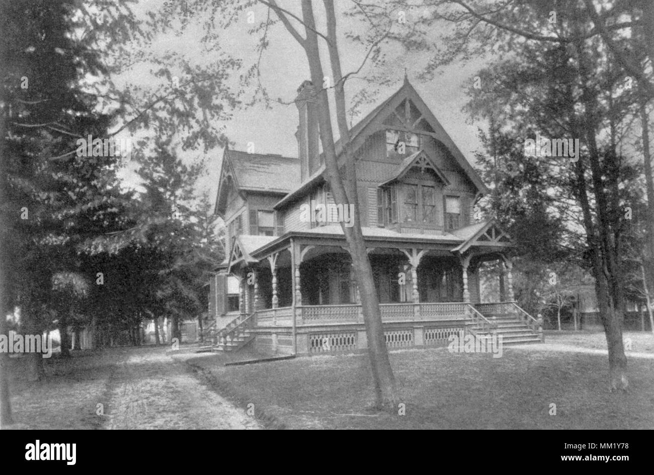 Residenza di Charles H. Lounsbury. Stamford. 1892 Foto Stock