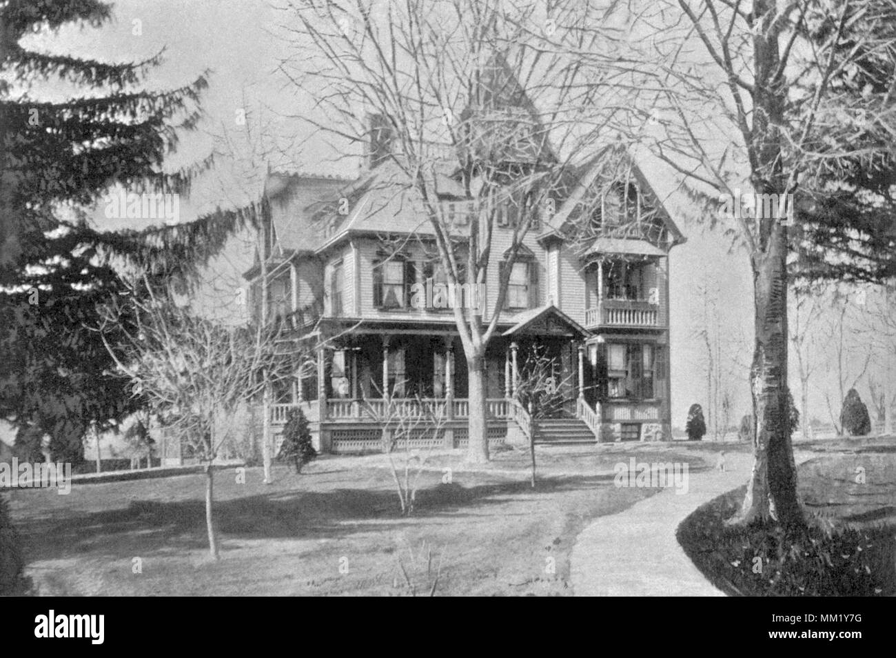 Residenza di George H. Hoyt. Stamford. 1892 Foto Stock