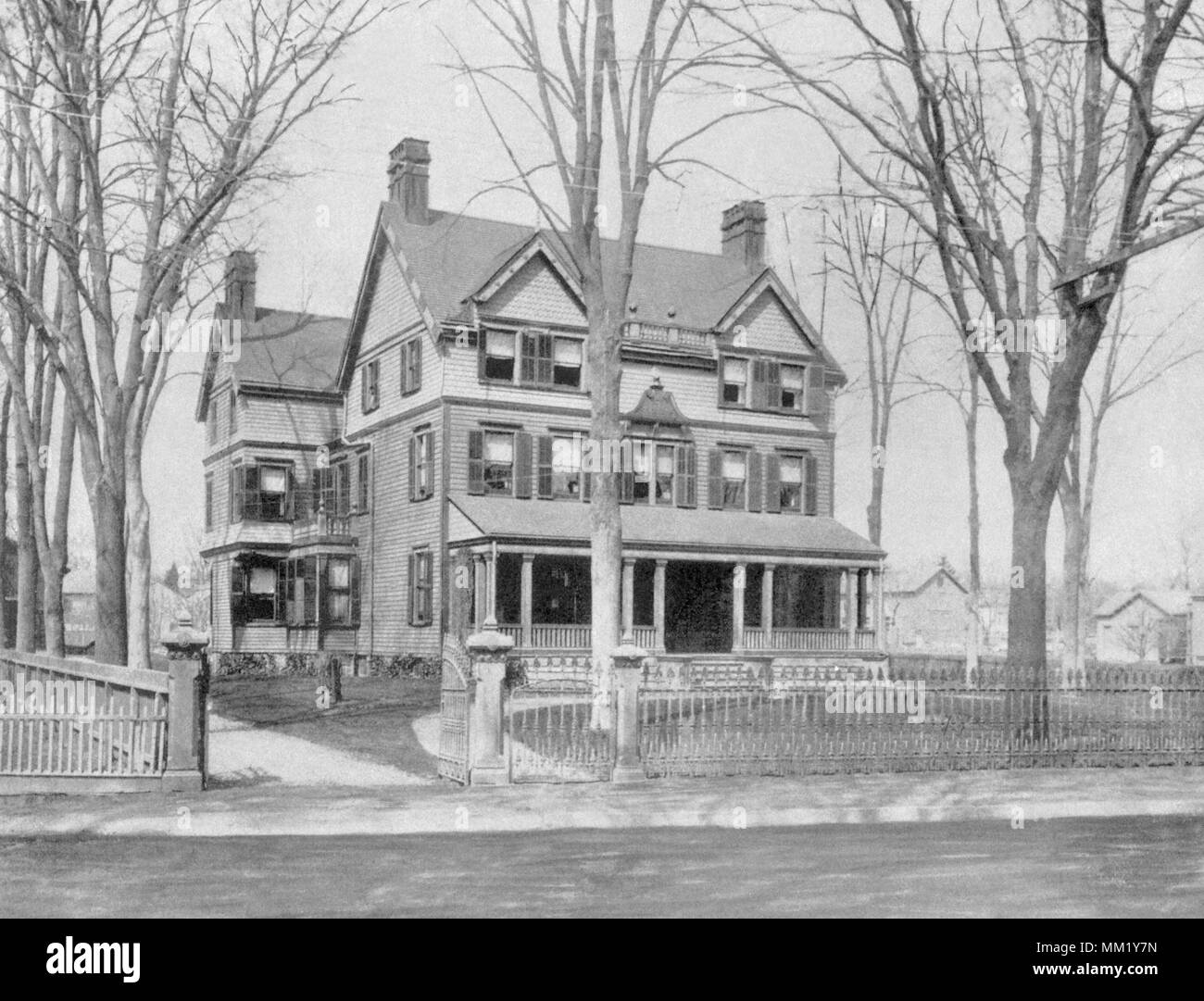 Casa di George H. Chase. Stamford. 1892 Foto Stock