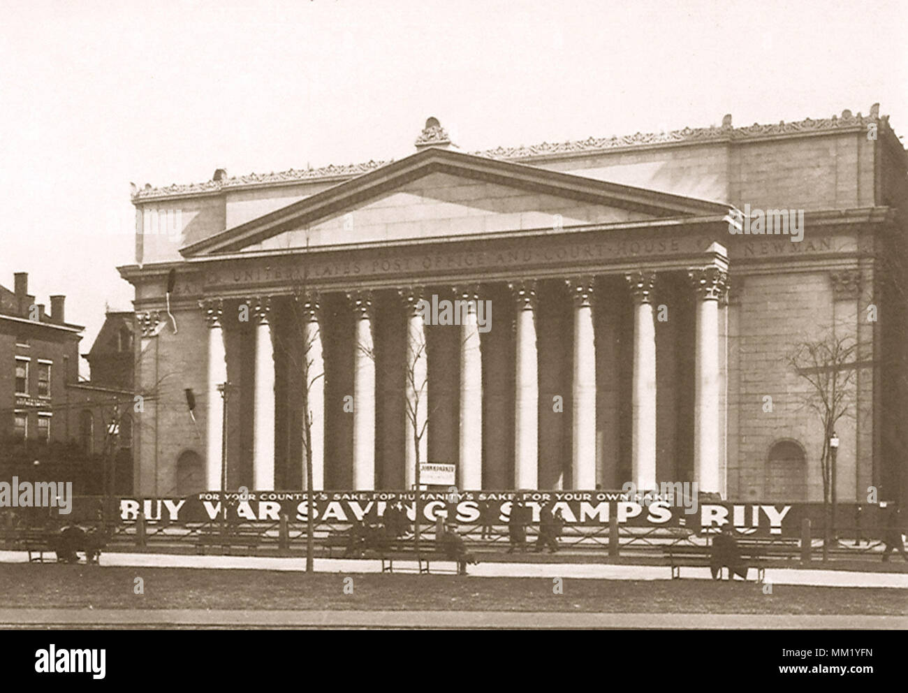 Ufficio postale e costruzione federale. New Haven. 1915 Foto Stock