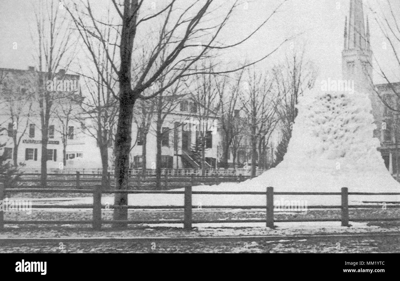 Vista di Central Park. La Nuova Bretagna. 1820 Foto Stock