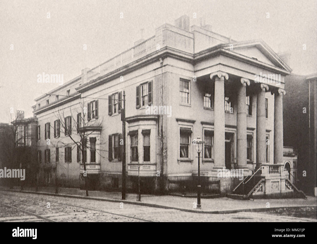 Casa Howard su Charles Street. Baltimora. 1880 Foto Stock