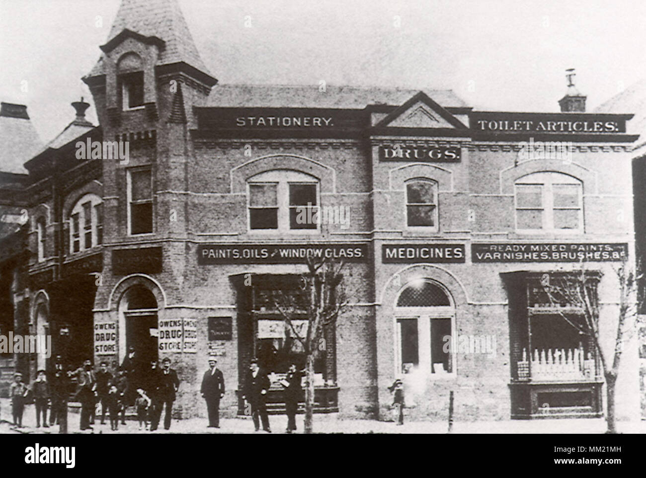 D.E. Owens Farmacia su East Montgomery Avenue. Rockville.19 Foto Stock