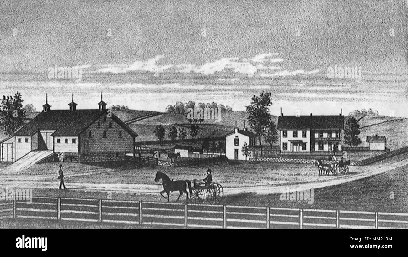 Residenza della sig.ra Amy Fahrney. Boonsboro. 1877 Foto Stock