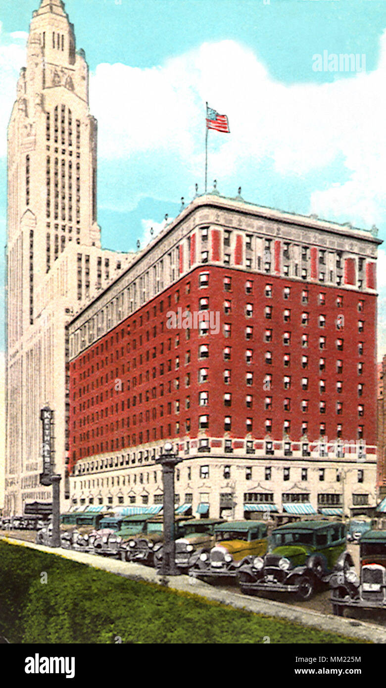 Hotel Deshler-Wallick. Columbus. 1933 Foto Stock