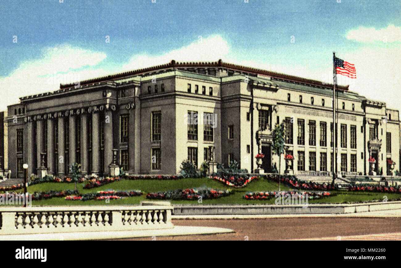 Il municipio. Columbus. 1940 Foto Stock
