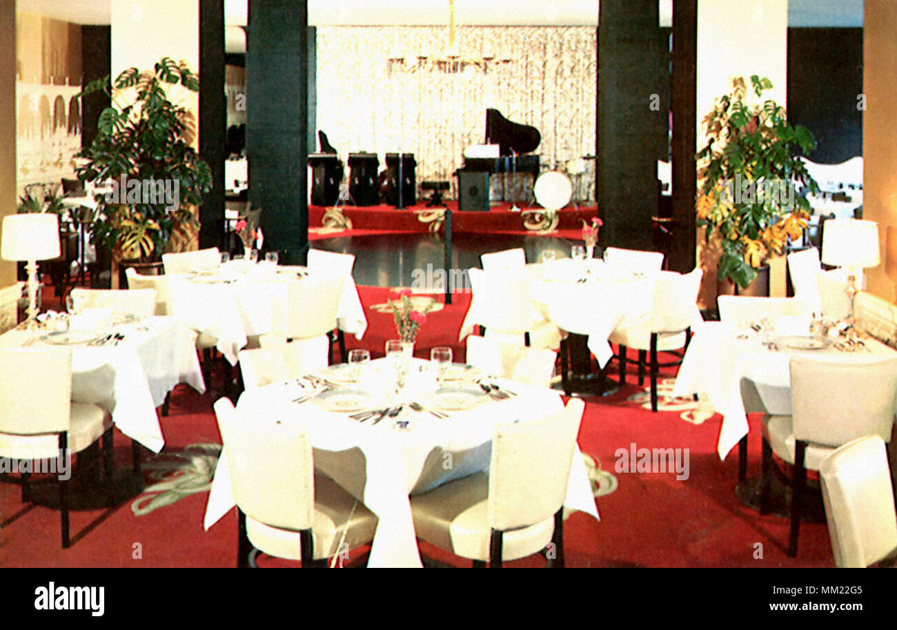 La terrazza Vittoriana ristorante. Toledo. 1959 Foto Stock