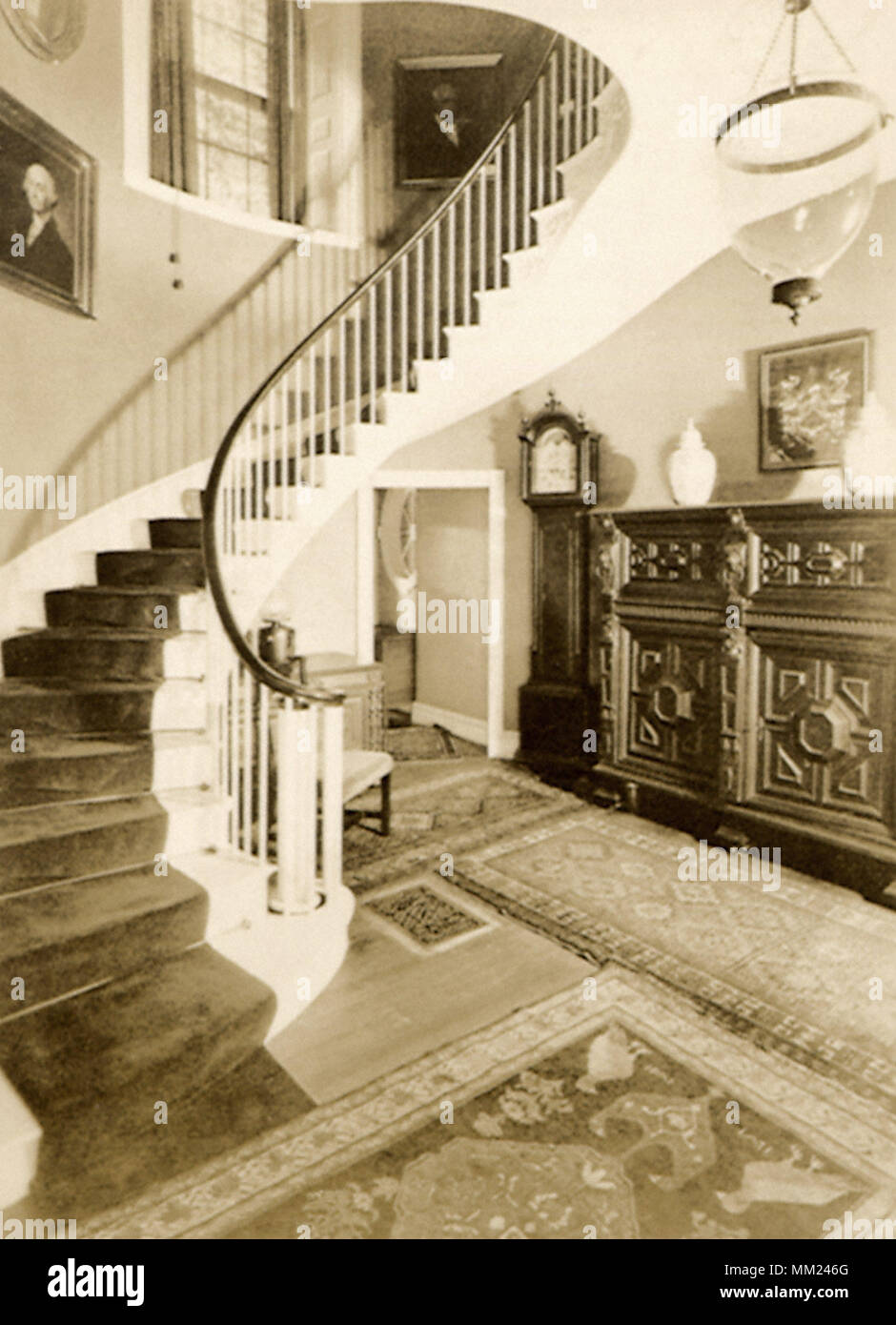 Interno del G. N. Nero Residenza. Ellsworth 1915 Foto Stock