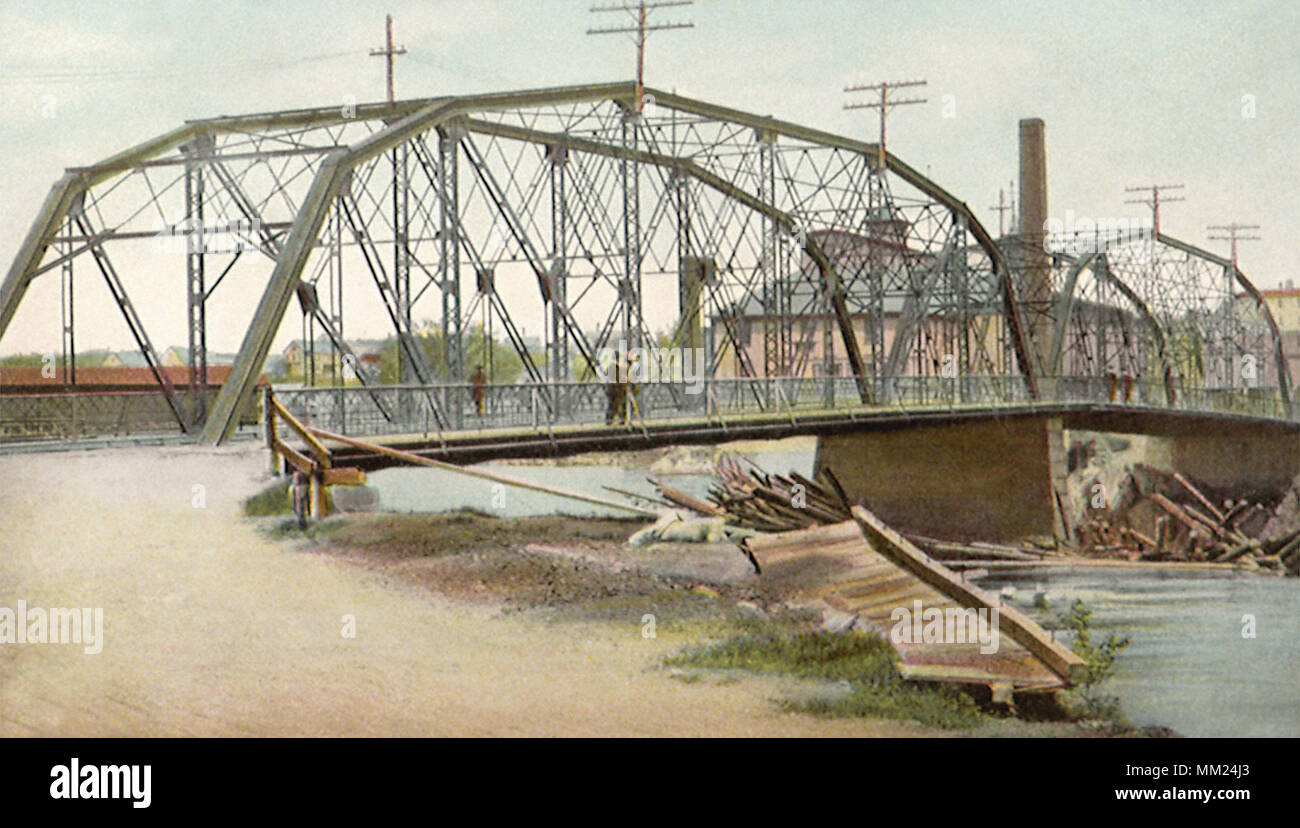 Nuovo ponte. Madison. 1905 Foto Stock