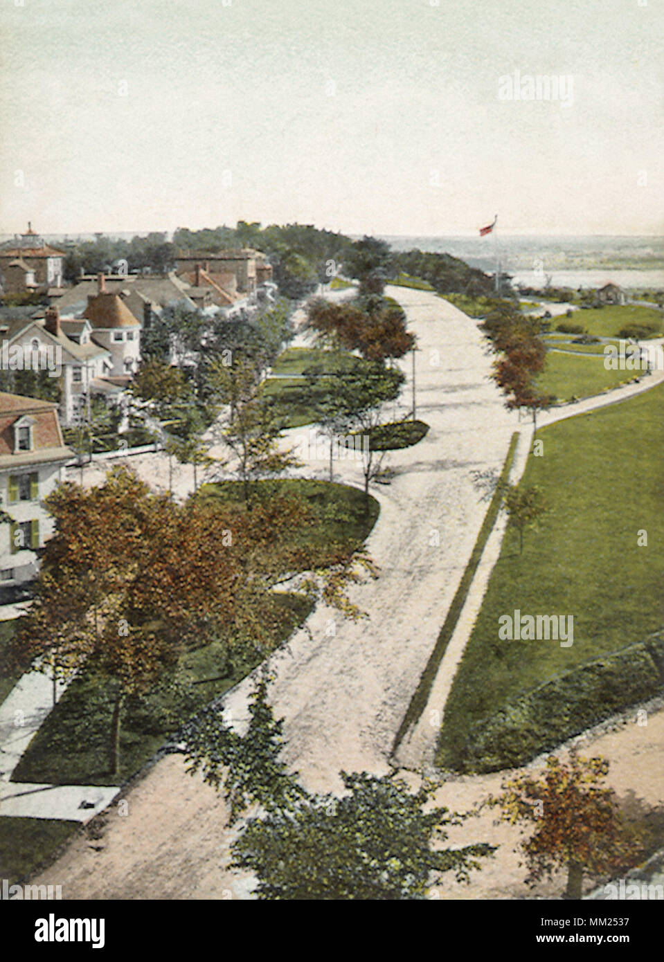 Western Promenade. Portland. 1910 Foto Stock