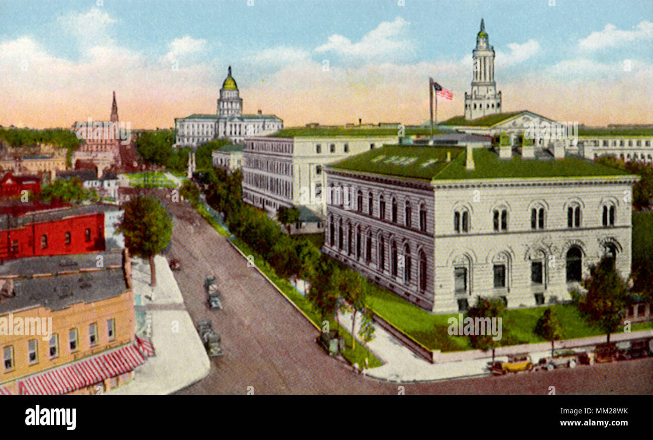 Stati Uniti Mint & Colfax Avenue. Denver. 1915 Foto Stock