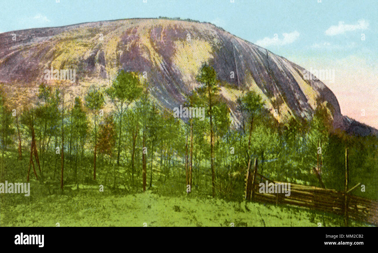 Vista dell'estremità orientale di Stone Mountain. Atlanta. 1913 Foto Stock