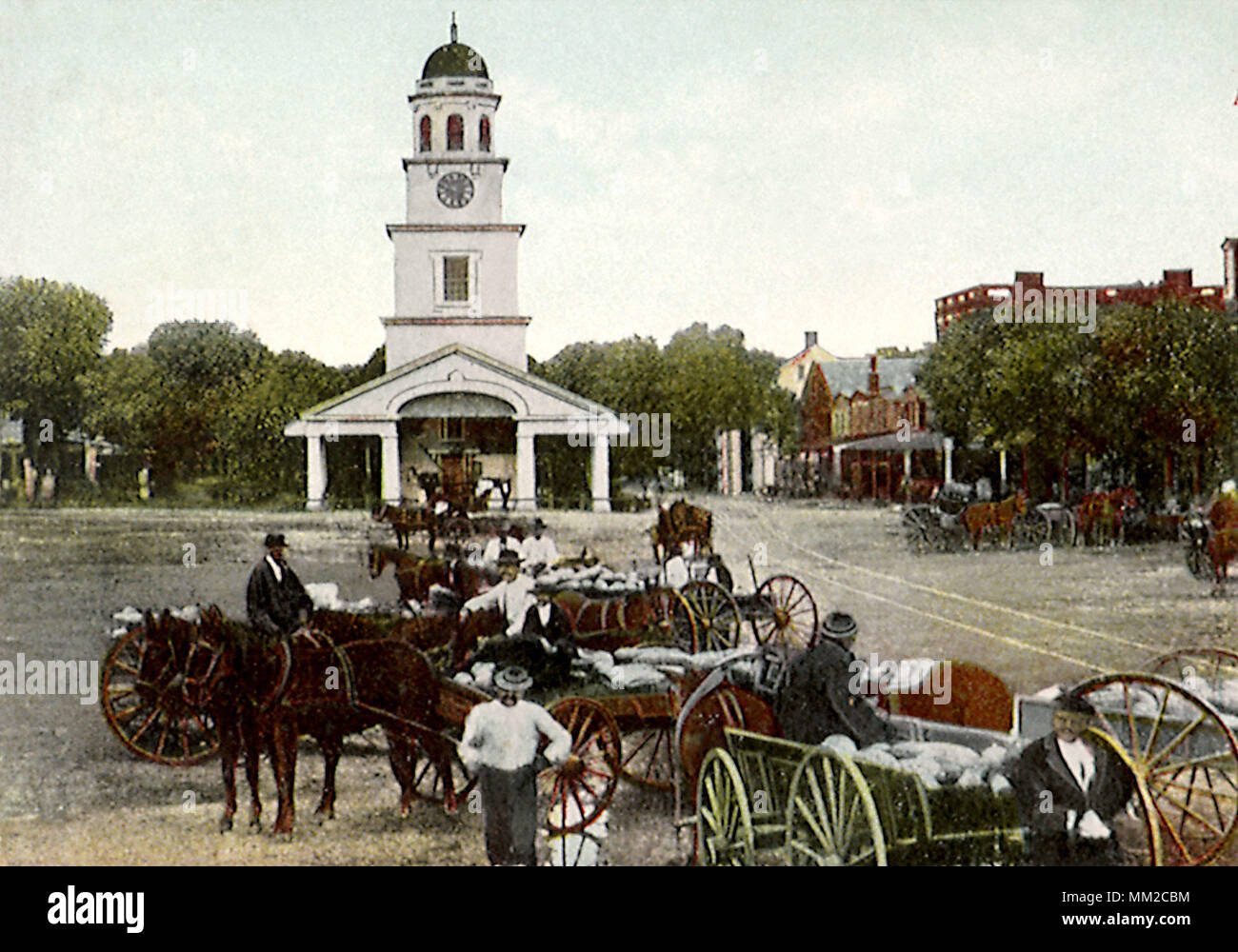 Il vecchio mercato di schiavi. Augusta. 1909 Foto Stock