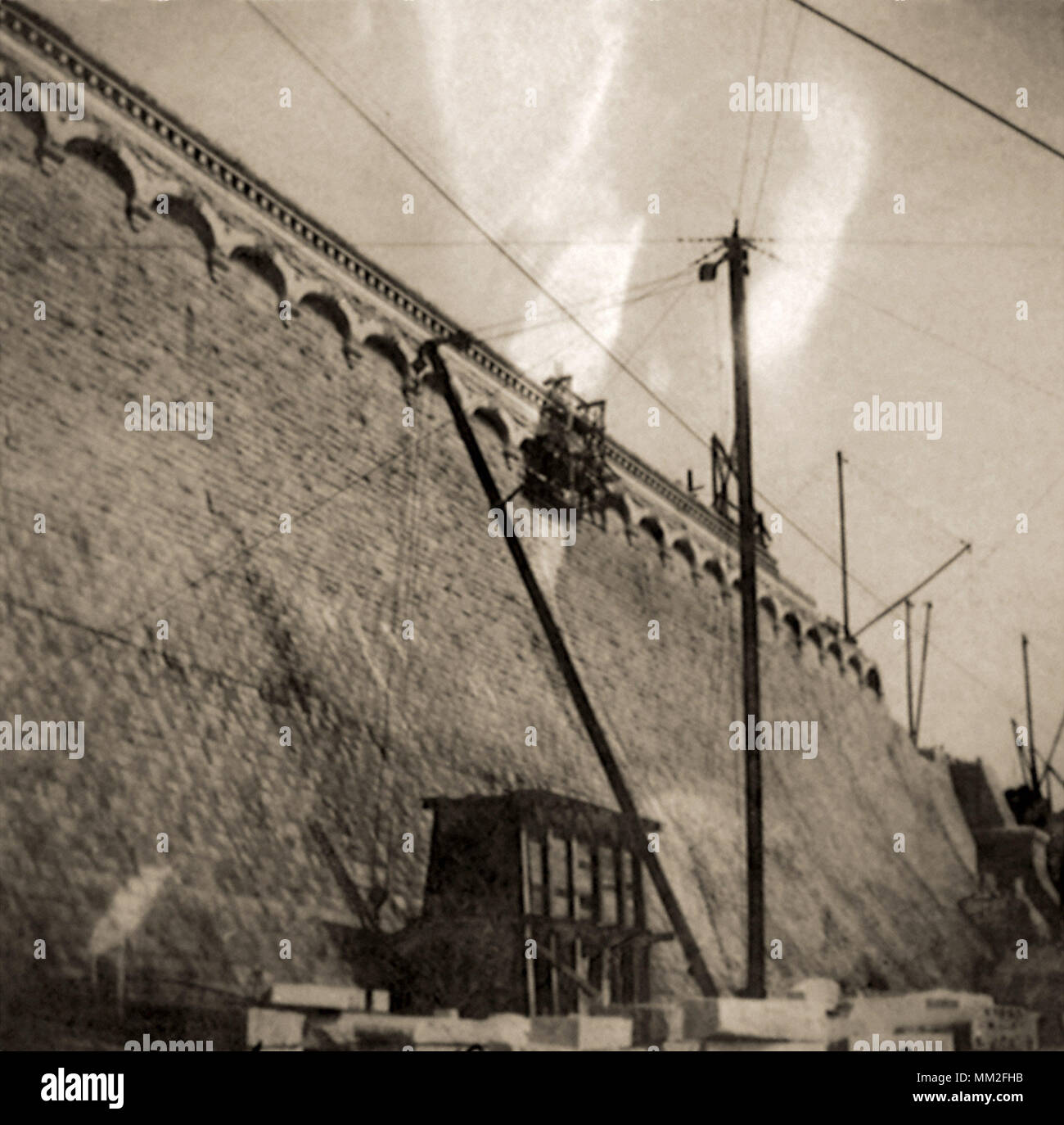 Croton Dam. Croton On Hudson. 1906 Foto Stock