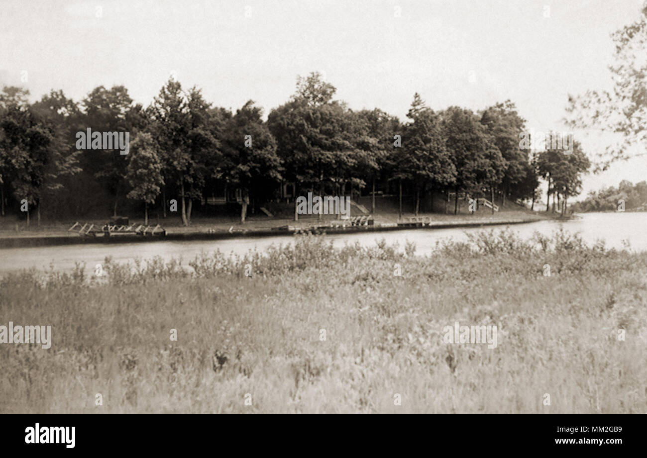 Tully Lake Park. Tully. 1920 Foto Stock