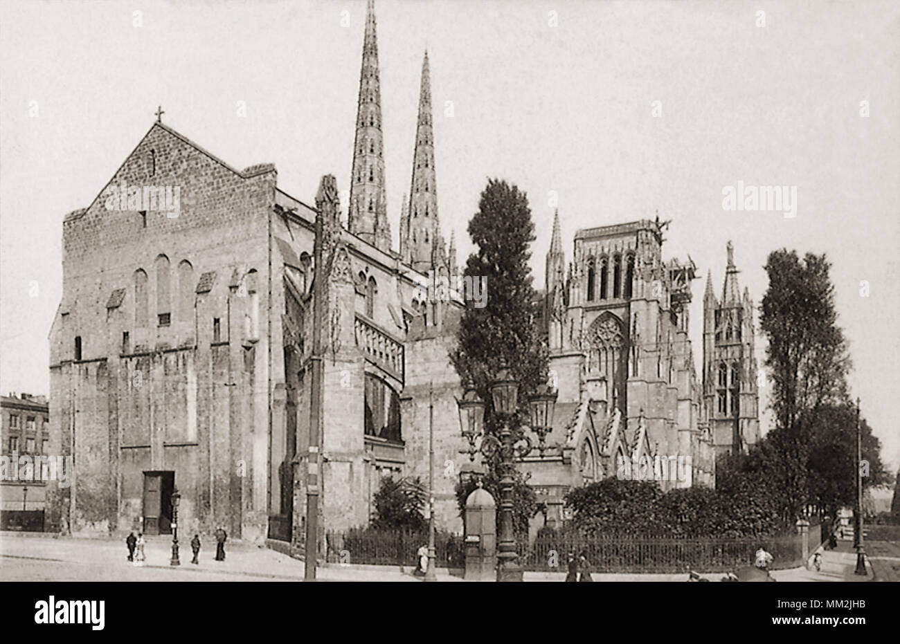 Saint André Cattedrale. Bordeaux. 1910 Foto Stock