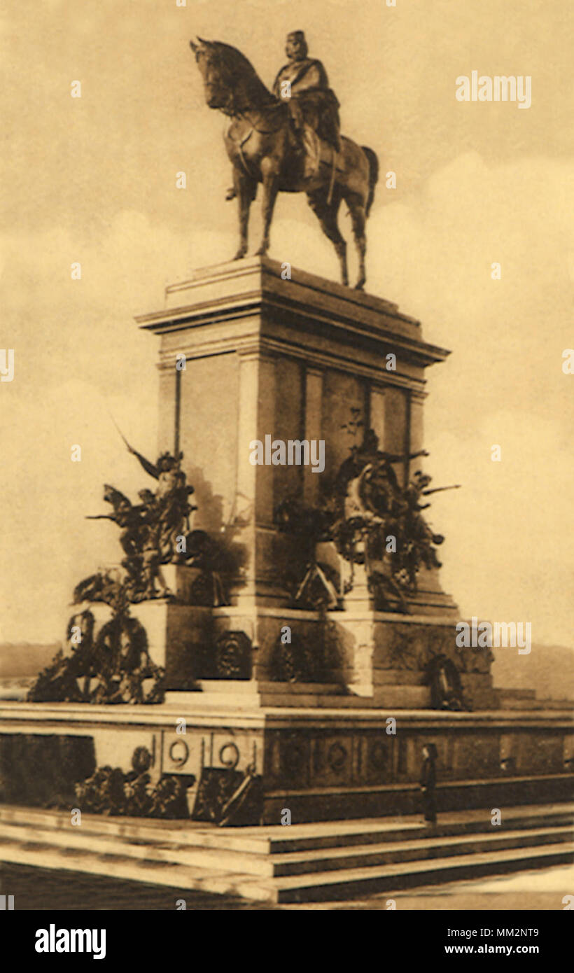 Monumento a Garibaldi. Roma. 1930 Foto Stock