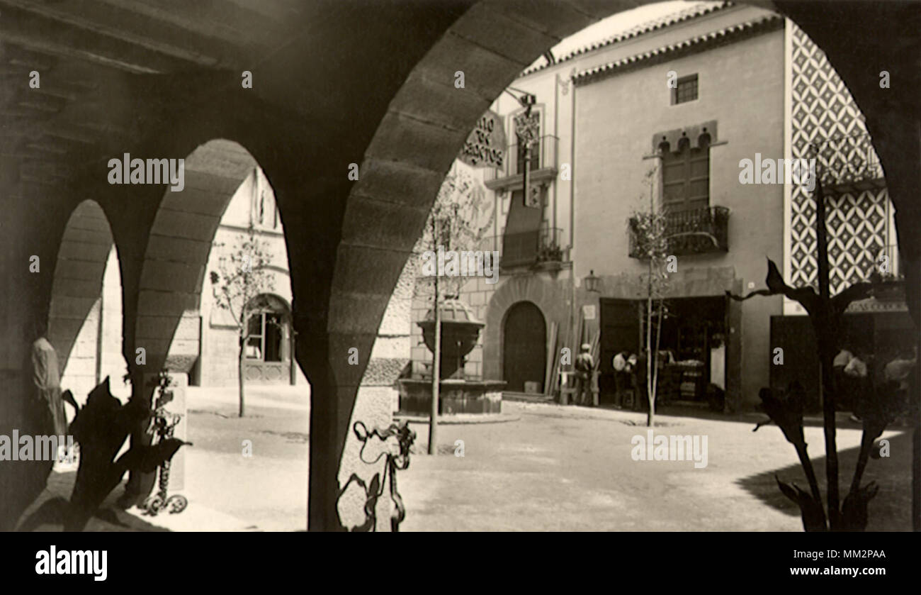 Ubicazione del 1929 Exposition. Barcellona. 1929 Foto Stock