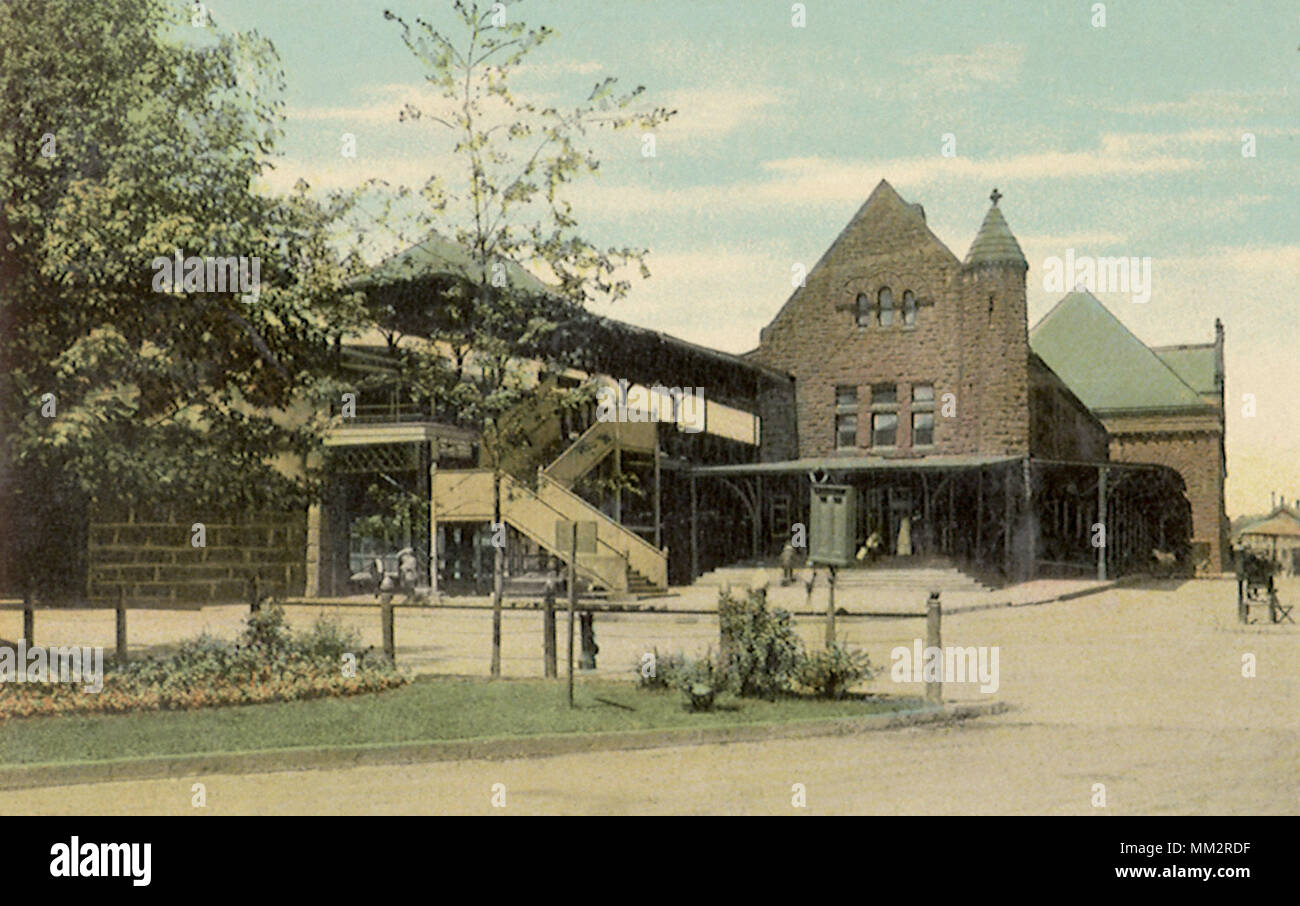 Stazione ferroviaria. Hartford. 1912 Foto Stock