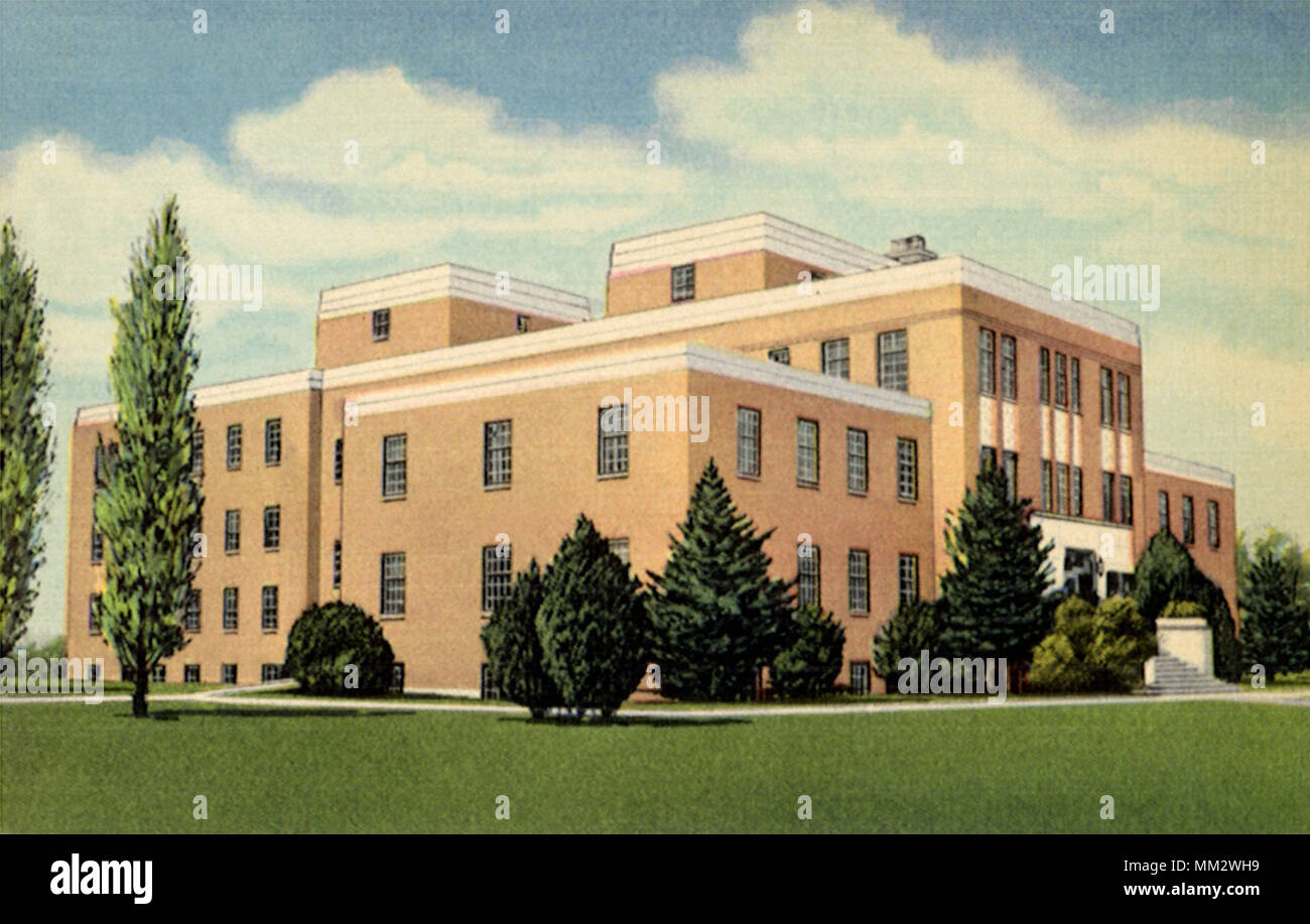 Clovis Memorial Hospital. Clovis. 1935 Foto Stock