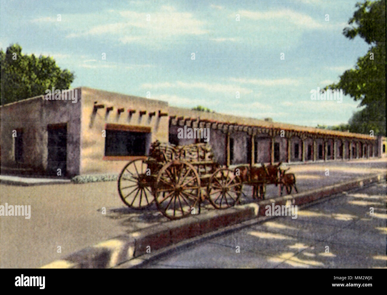 Street. Santa Fe. 1935 Foto Stock