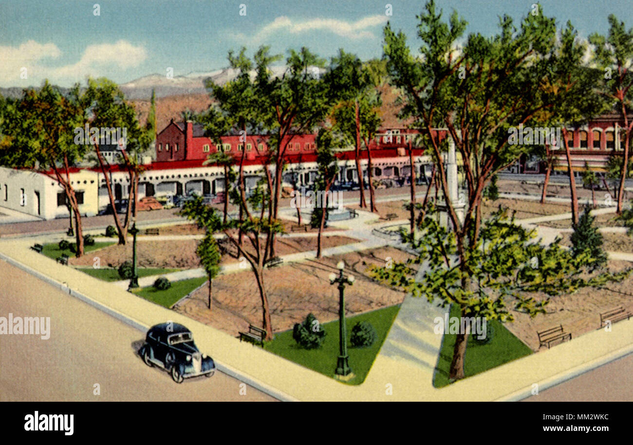 Il Plaza. Santa Fe. 1935 Foto Stock