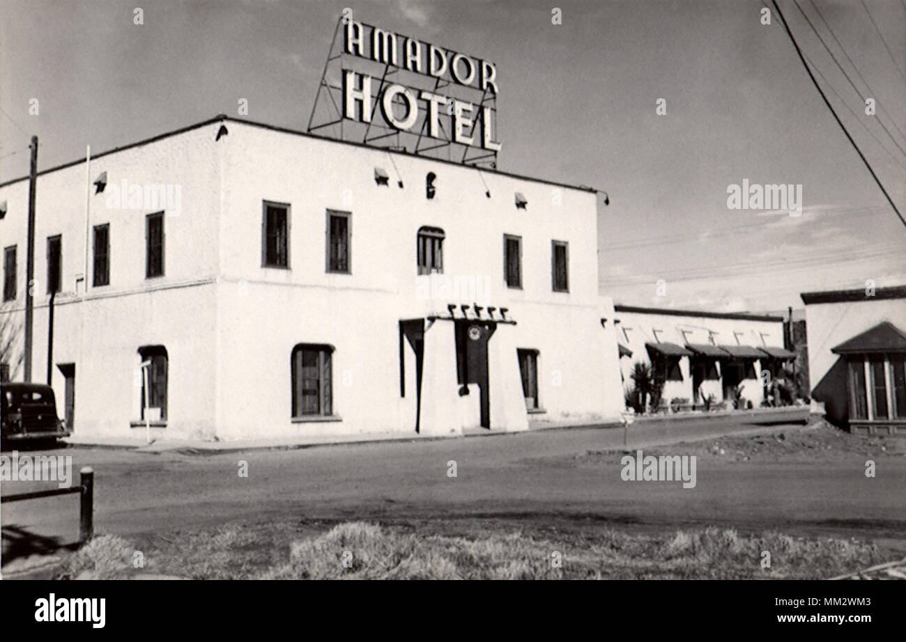 Amador Hotel. Las Cruces. 1935 Foto Stock