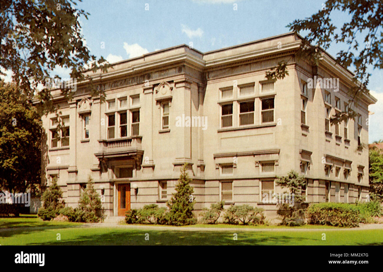 Biblioteca pubblica. Francoforte. 1960 Foto Stock