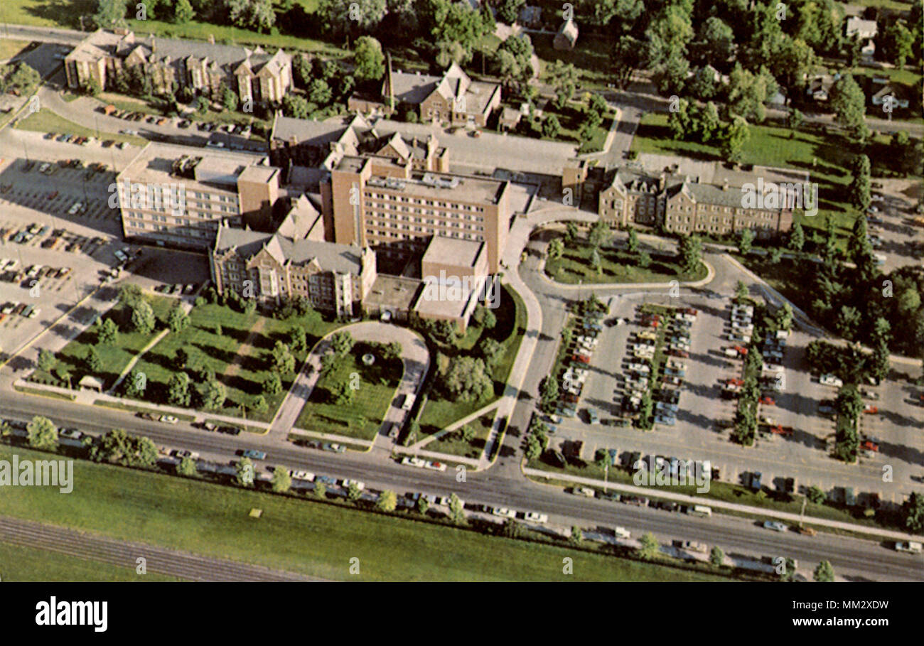 Sfera Memorial Hospital. Muncie. 1970 Foto Stock