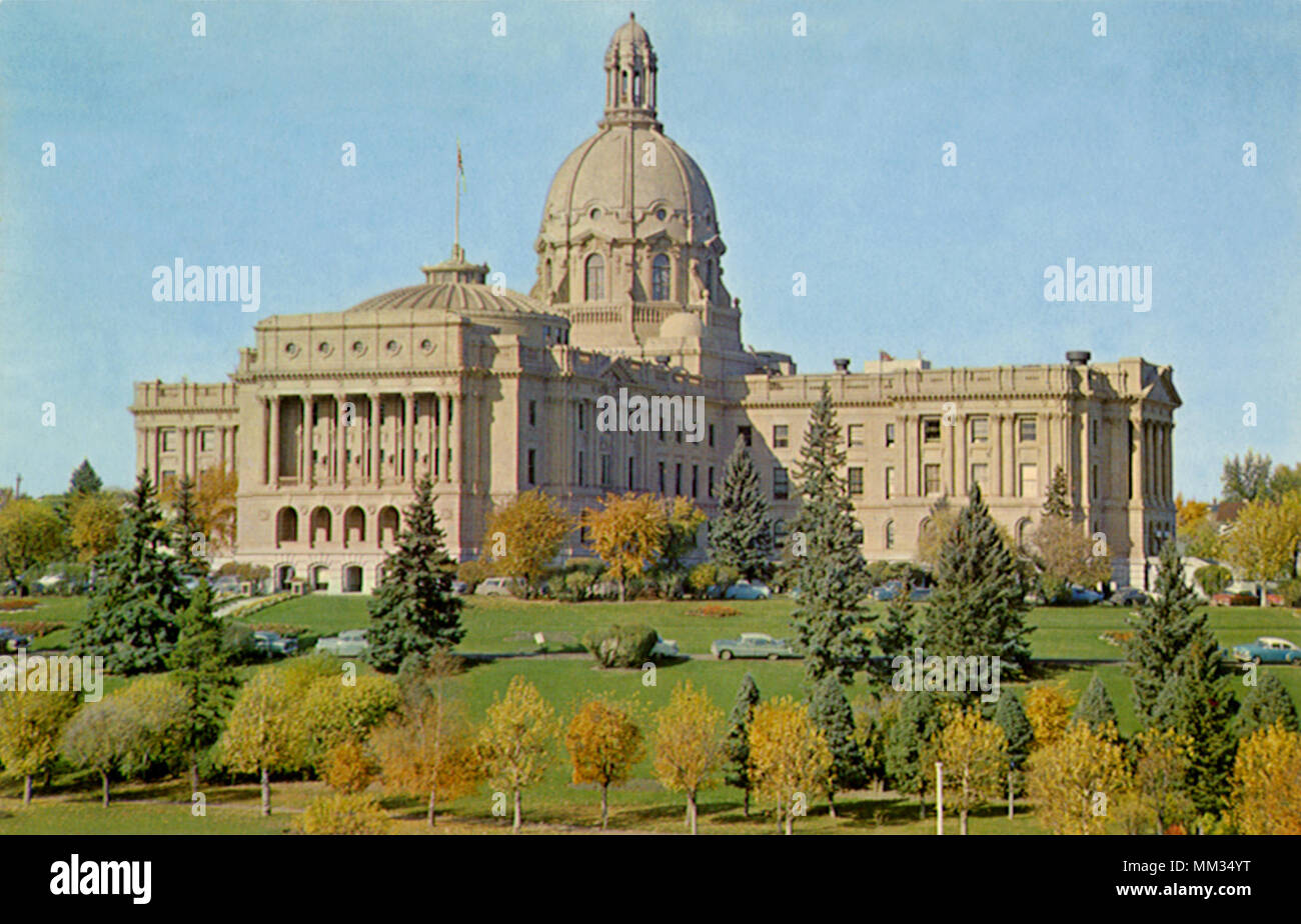 Alberta Legislative Building. Edmonton. 1960 Foto Stock