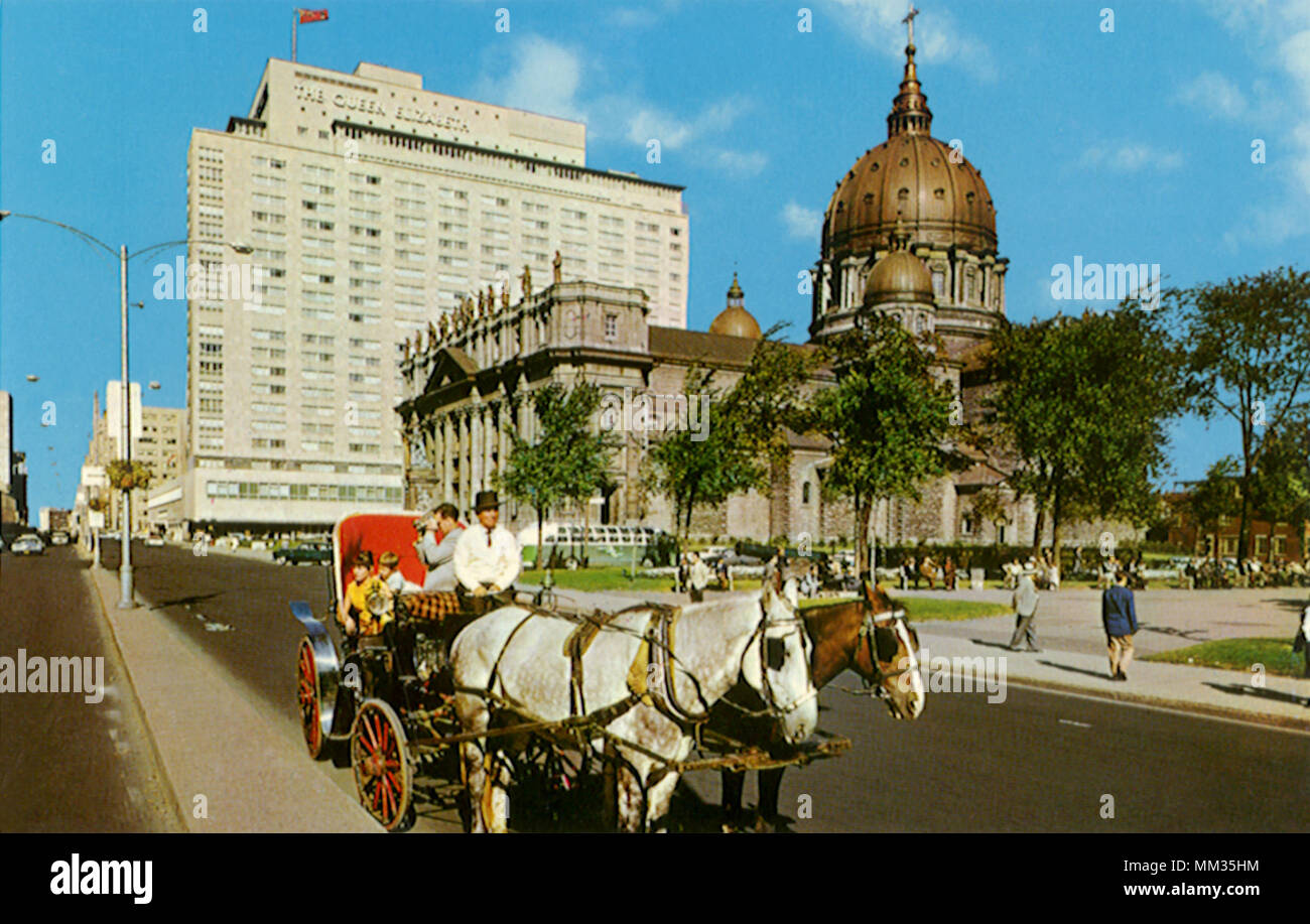 Queen Elizabeth Hotel. Montreal. 1960 Foto Stock