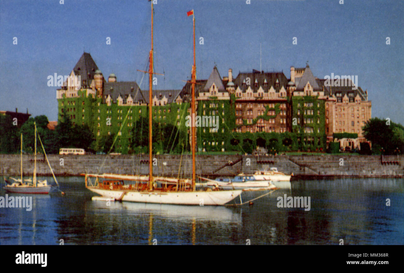 Empress Hotel. Victoria. 1960 Foto Stock