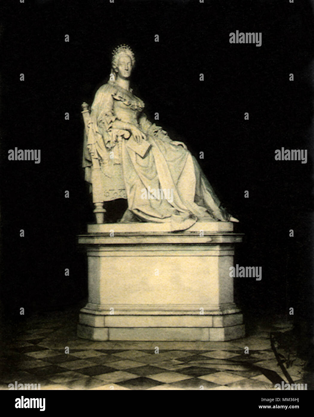 Sophie tomba monumento. Herrenhausen. 1910 Foto Stock
