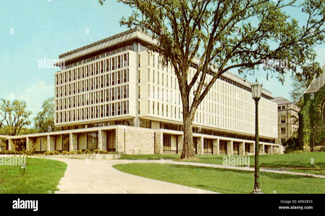 Cornell University Library. Ithaca. 1960 Foto Stock