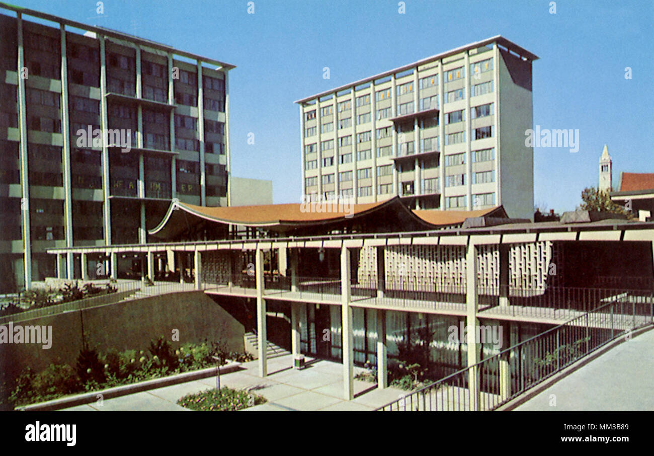 Sale di soggiorno. U.C. Berkeley. 1965 Foto Stock