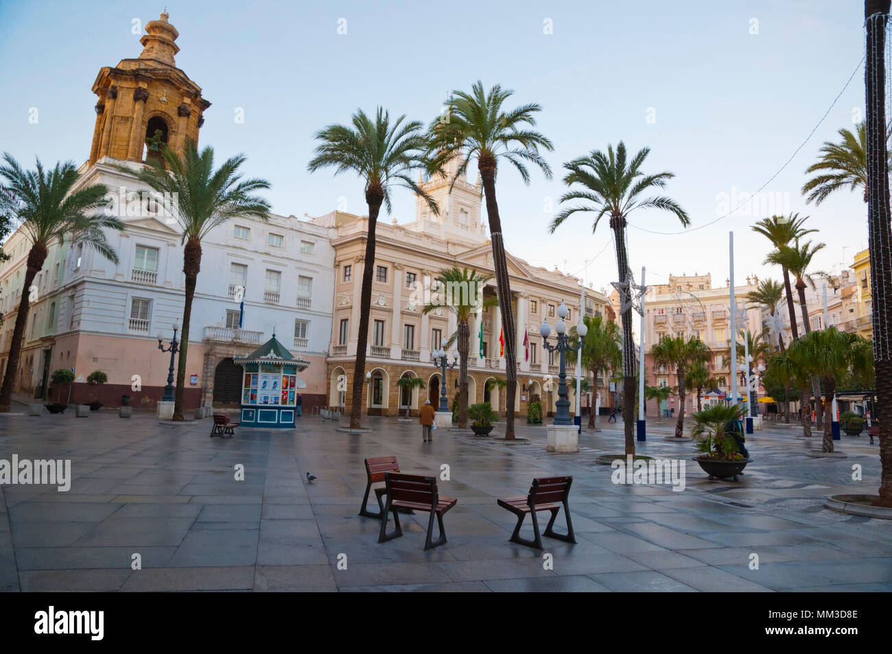 Plaza de San Juan de Dios, Cadice, Andalusia, Spagna Foto Stock