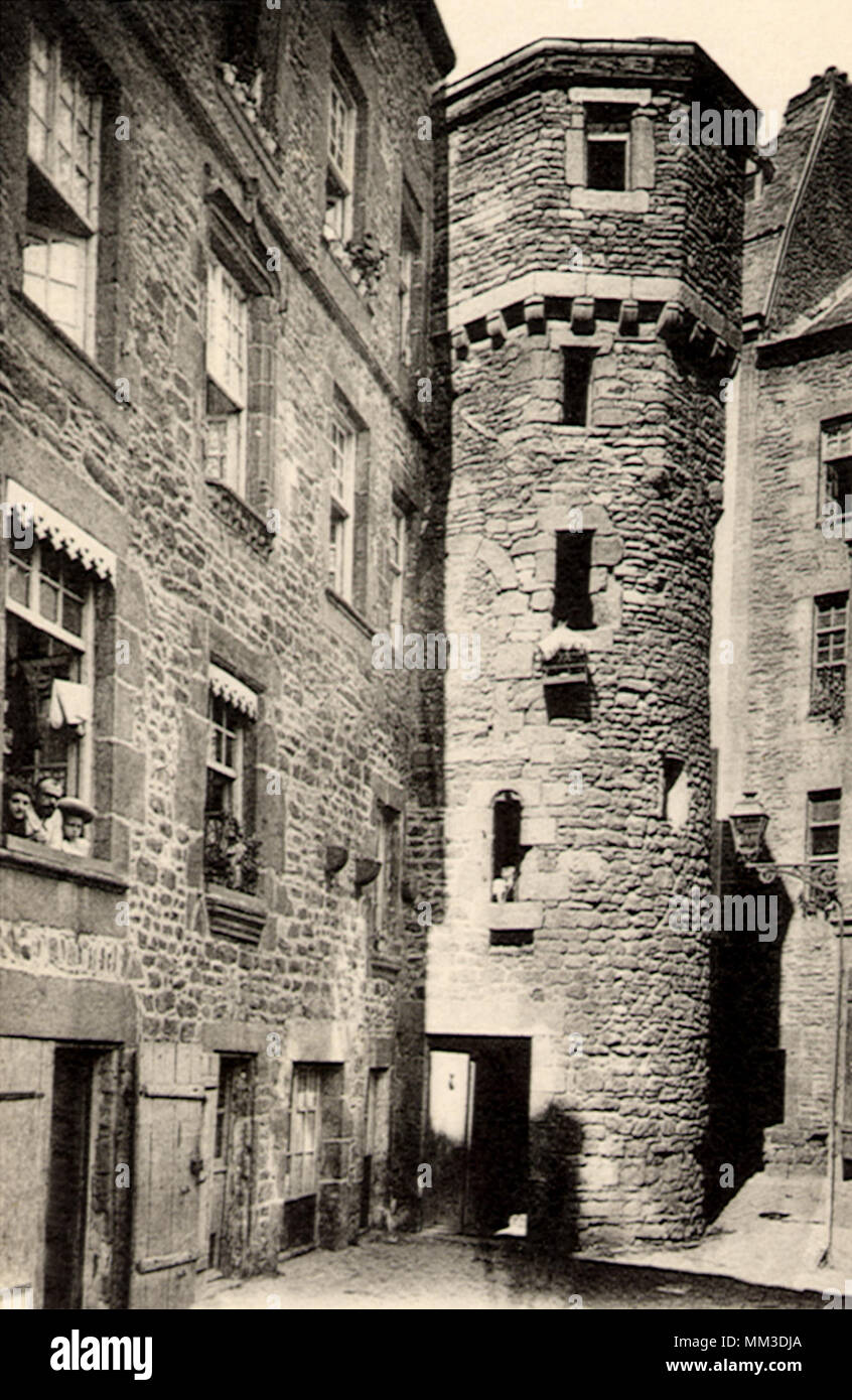 Casa della Duchessa Ann. Saint-Malo. 1930 Foto Stock