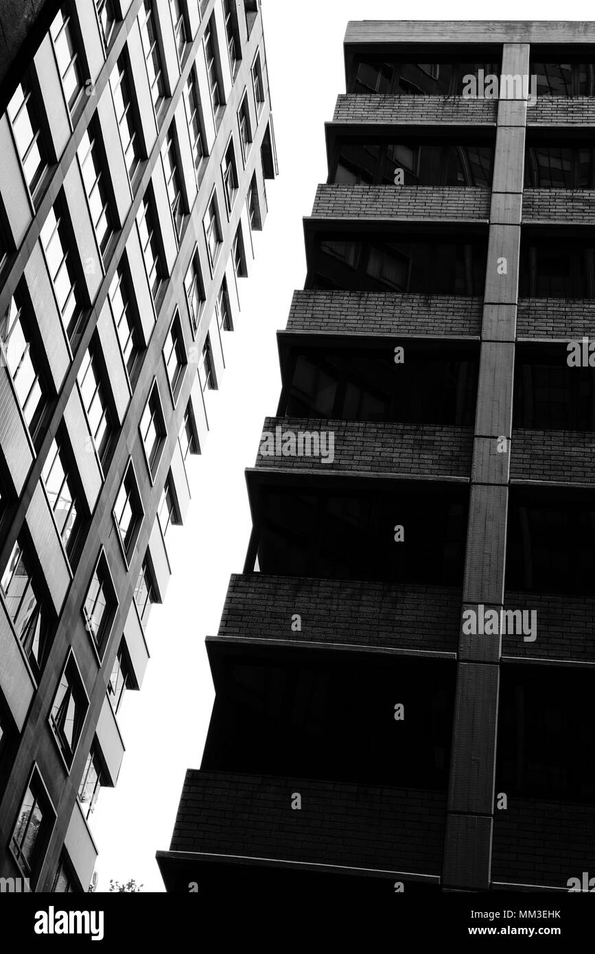 Sydney alta sorge in bianco e nero Foto Stock