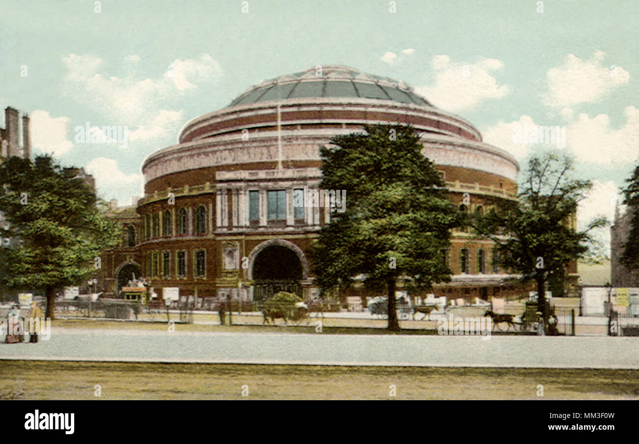 Albert Hall. Londra. 1910 Foto Stock