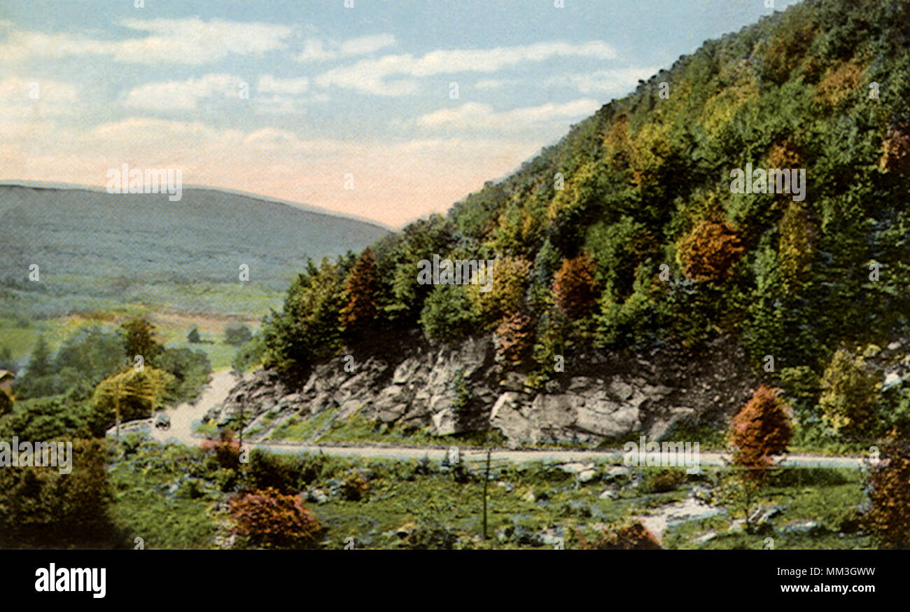 Tre miglia di collina. Great Barrington. 1919 Foto Stock