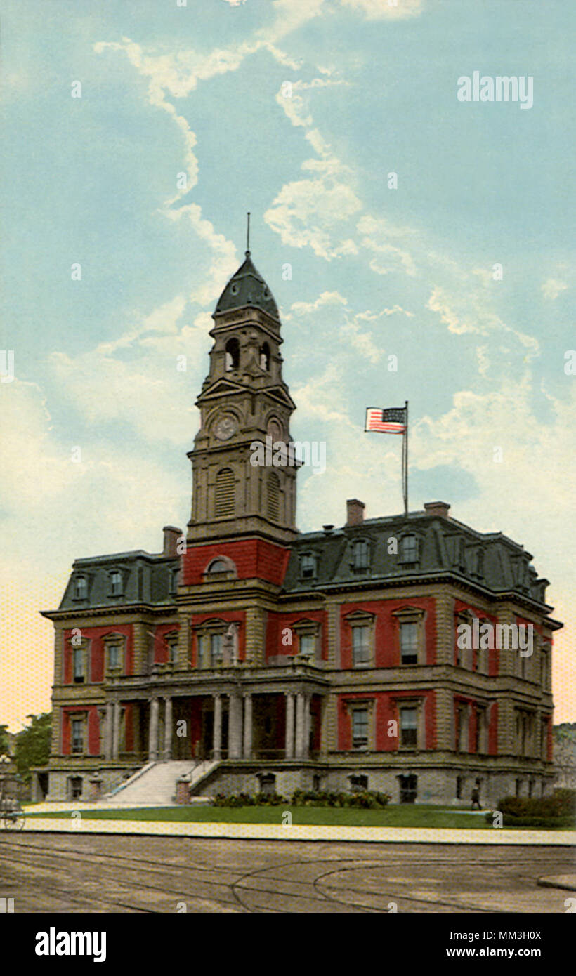 Il municipio. Lynn. 1914 Foto Stock