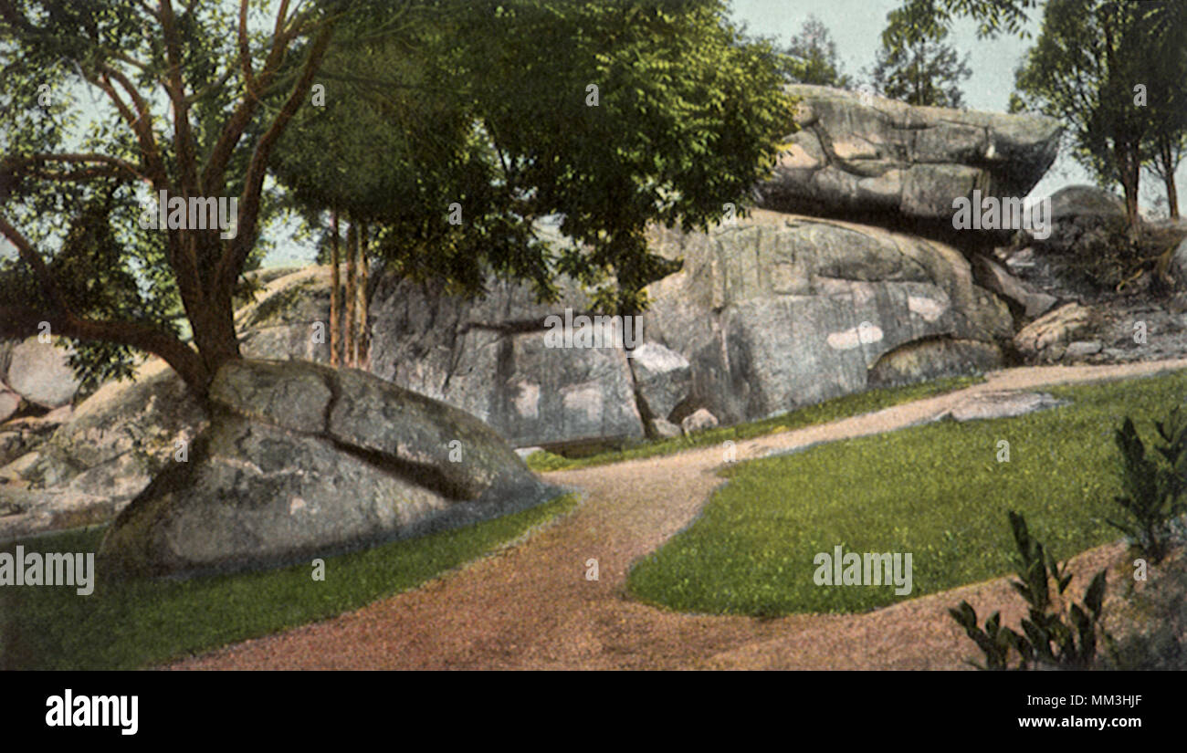 Devil's Den. Gettysburg. 1906 Foto Stock