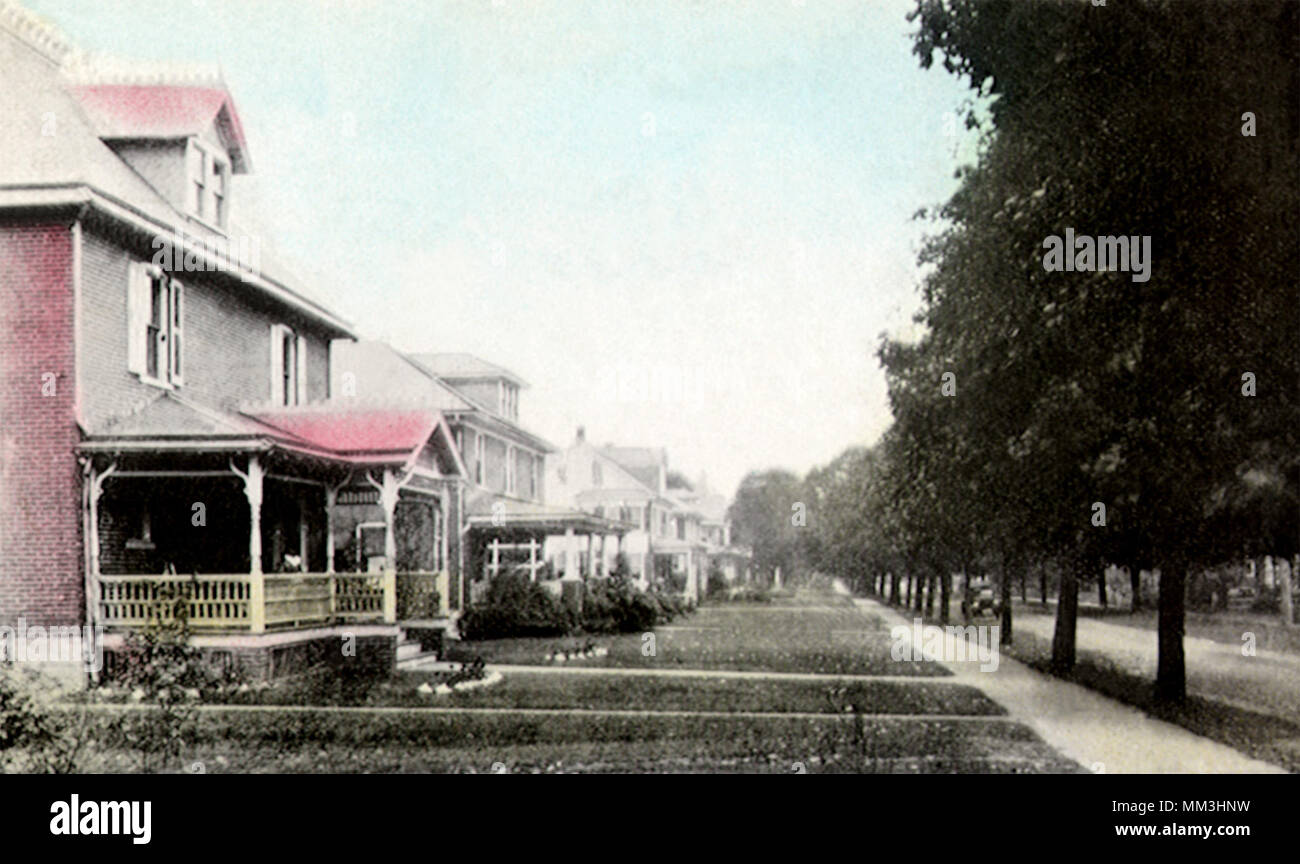 Penn Avenue. Oxford. 1920 Foto Stock