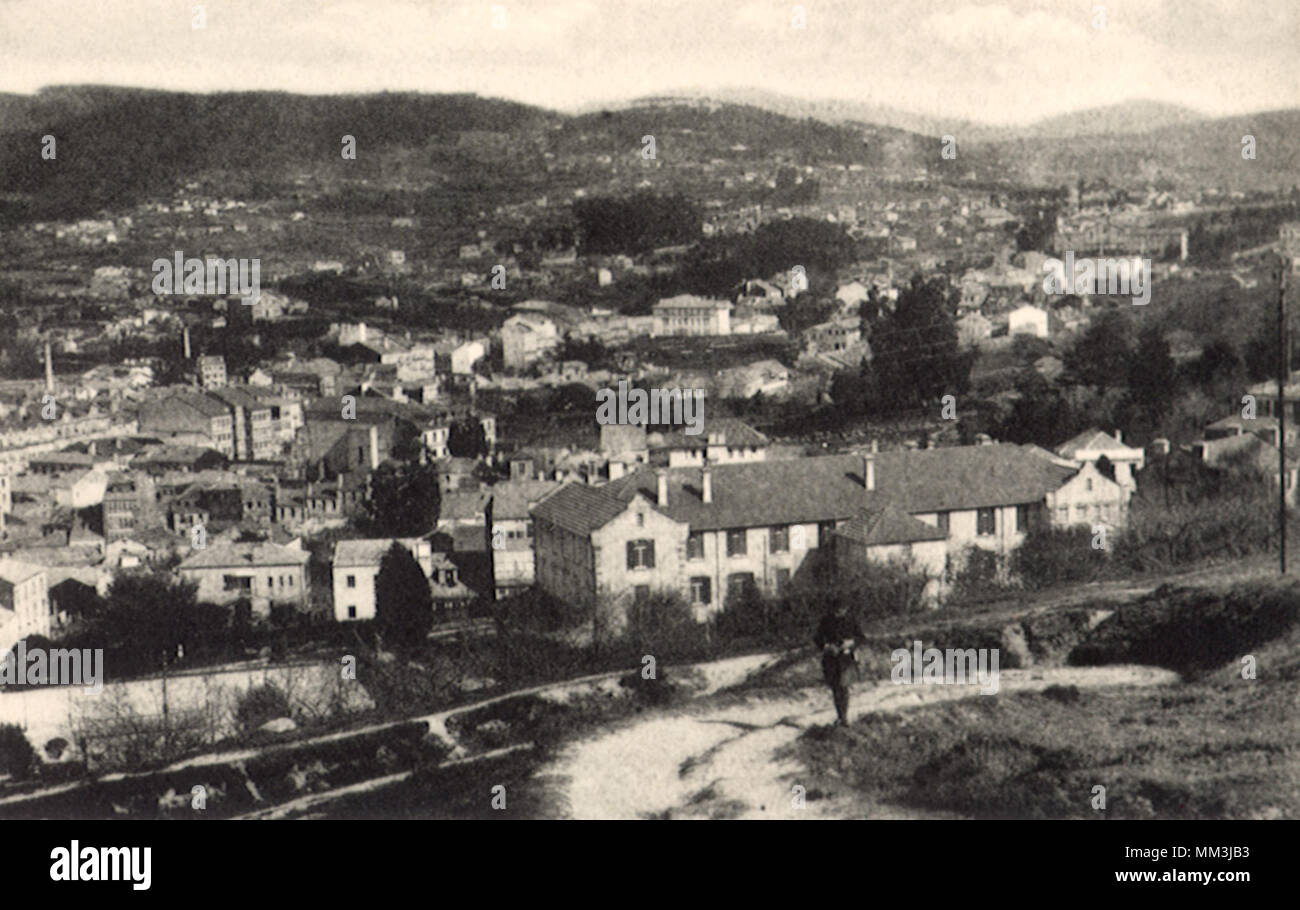 Vista dei dintorni. Vigo. 1930 Foto Stock