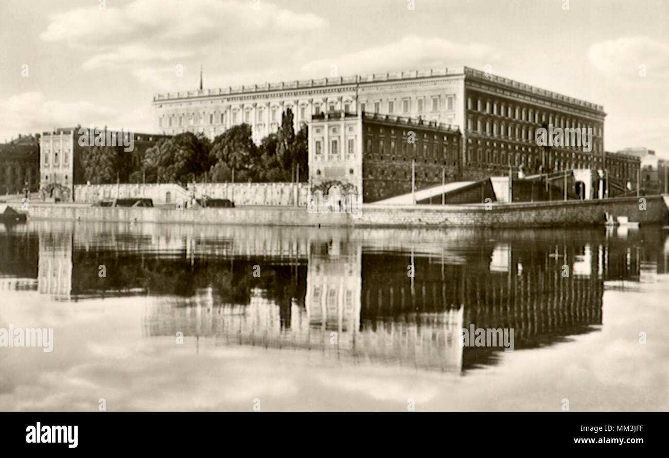 Edifici nazionali. Stoccolma. 1959 Foto Stock