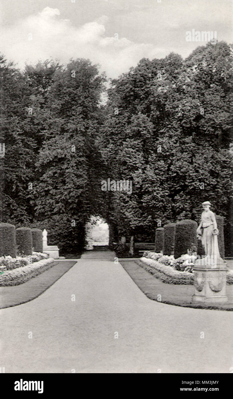 Parco. Fredensborg. 1930 Foto Stock